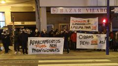 Primera protesta de los comerciantes y vecinos en contra de la deshumanizaci�n de la localidad