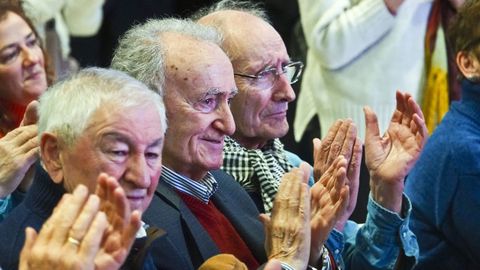 Alonso Montero, nun mitin de Sumar,�no 2024 en Vigo