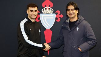 �lvaro N��ez y Marco Garc�s en la presentaci�n del nuevo c�ltico