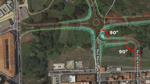 La plataforma afirma que la creación de la dos rotondas de la imagen del trazado oficial podrían acabar congestionando el tráfico en la calle Miguel Rodríguez Bautista
