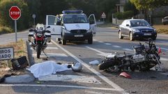 Un motorista lucense fallece en un accidente de tr�fico en Castroverde