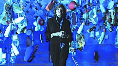 Uno de los actos celebrados en la pasada edici�n en Gij�n: Sin azul no hay verde, con Sylvia Earle, en el IES Do�a Jimena