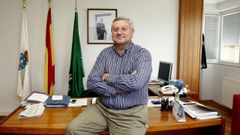 Jos� Dafonte, exalcalde del PP de Trazo, en el despacho que ten�a en el Concello