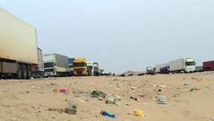 Foto de archivo de otro de los bloqueos en Mauritania.