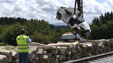 Los dos jvenes fallecidos en Recimil fueron arrollados por un tren de pasajeros.