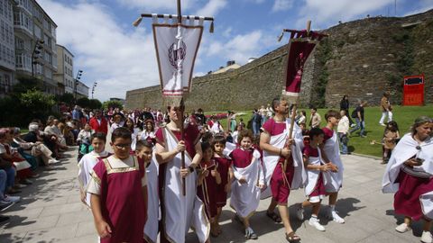 El desfile escolar del Arde Lucus
