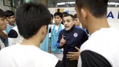 Bruno Garc�a, con la selecci�n de Vietnam