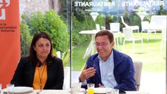 Juan V�zquez y Rosario Fern�ndez, en Ribadesella