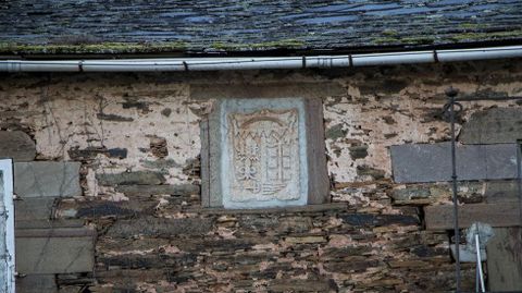 Escudo de armas en el pazo de Vilamaior