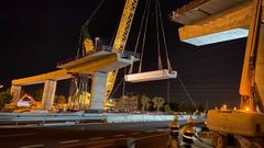 Un viaducto de longitud similar en la M-40 se desmont� y se reconstruy� en solo ocho meses