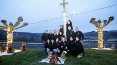La decoraci�n navide�a de Becerre�, en Os Ancares