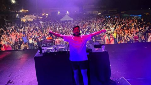 DJ Piti (@iampiti en Instagram) en la Festa Normanda de Foz