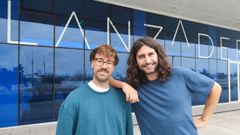 Gabriel Rodrguez (izquierda) y Miguel Otero (derecha), dos lucenses que participan en el programa Lanzadera de Mercadona