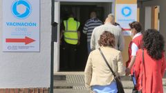 Punto de vacunaci�n de Monforte, al que est�n citados desde el lunes j�venes de 12 a 13 a�os