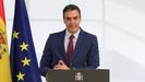 Pedro S�nchez, en un acto en Moncloa