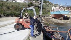 El actual emplazamiento ya acoge los primeros barcos para las varadas de mantenimiento