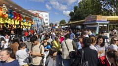 Atracciones durante el San Juan de Carballo