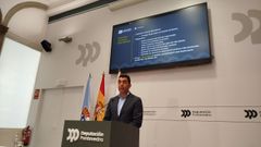 Luis L�pez, presidente de la Diputaci�n de Pontevedra, present� este viernes los nuevos Premios Turismo R�as Baixas