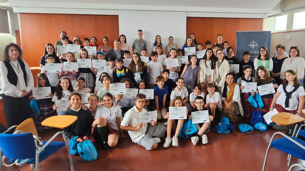 A Coruña acogió la final gallega del XXV Rebumbio Matemático con 48 alumnos