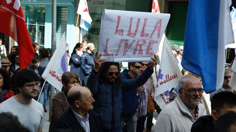 Dia del Trabajo. Manifestacin por el 1 de Mayo en Santiago