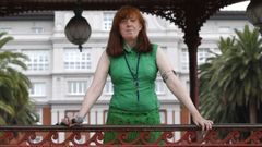 Nuria Yusta actu� la pasada noche del s�bado en Oleiros tras una carrera prometedora