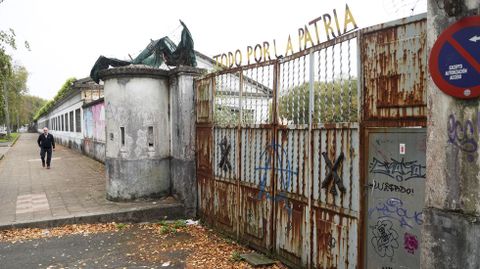 Exterior del recinto del antiguo acuartelamiento del Sánchez Aguilera.