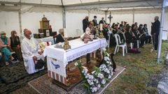 La misa�por la Virgen del Loreto regres�a Porto do Son