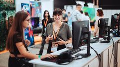 Sara P�rez Lantes, carballesa, unha das directoras do encontro.