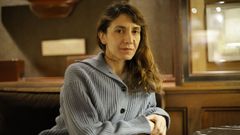 La escritora estadounidense Ottessa Moshfegh, este s�bado en A Coru�a.