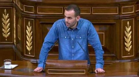 El diputado Miguel �ngel Bustamante