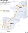 El trazado del corredor atl�ntico