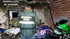 La Guardia Civil de Mieres recupera varias motocicletas robadas