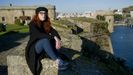 Bibiana Candia, en el castillo de San Antn, en A Corua. 