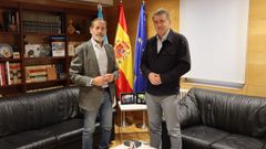 El delegado territorial de la Xunta en Ourense, Manuel Pardo, recibi� este mi�rcoles al alcalde de Viana do Bolo, Germ�n Garc�a-�vila