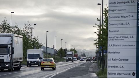 El polgono de San Cibrao das Vias, el principal foco industrial de Ourense