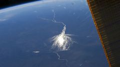 Imagen satelital del delta del r&iacute;o Okavango