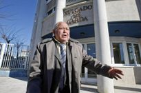 Secundino Prego, en los juzgados de A Parda, apenas unos meses antes de ser asesinado. 