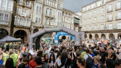 As fue la primera carrera solidaria de la Guardia Civil en Ourense