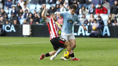 Pablo Durn, durante el Celta-Athletic Club de la temporada pasada.