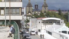 Tramo de la calle de la Iglesia que se ver� afectado por las obras de reurbanizaci�n.