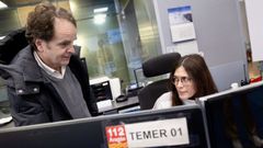 El consejero sigui� el rescate desde la central de emergencias y no se pudo trasladar a la zona por el mal estado de las carreteras