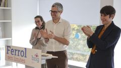 Ana Pont�n respald� a Iv�n Rivas en su presentaci�n como candidato a la alcad�a de Ferrol por el BNG