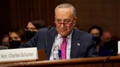 Chuck Schumer, l�der dem�crata del Senado. 