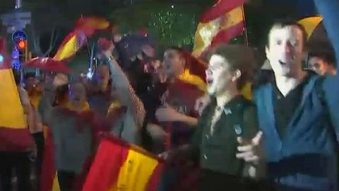 Concentraci�n en Barcelona de quienes defienden la permanencia de Catalu�a en Espa�a