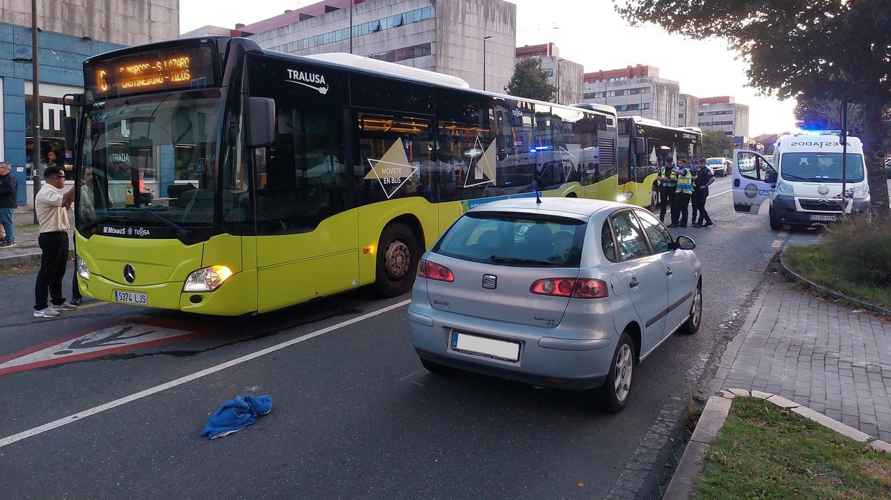 Herido un hombre de avanzada edad al ser atropellado en un paso de peatones de San Lázaro