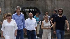 Villares, con los candidatos de En Marea por Ourense