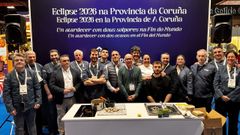 Foto de familia de los representantes en el foro de alta cocina en el Ifema de Madrid.