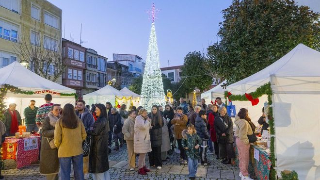 Mercado de Nadal, ayer en Fisterra