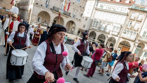 Procesión en honor a San Roque en Ourense