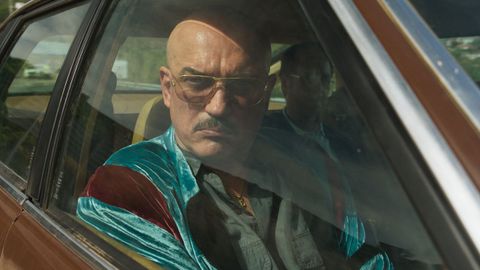 Vincent P�rez como Raymond en el rodaje de la serie
